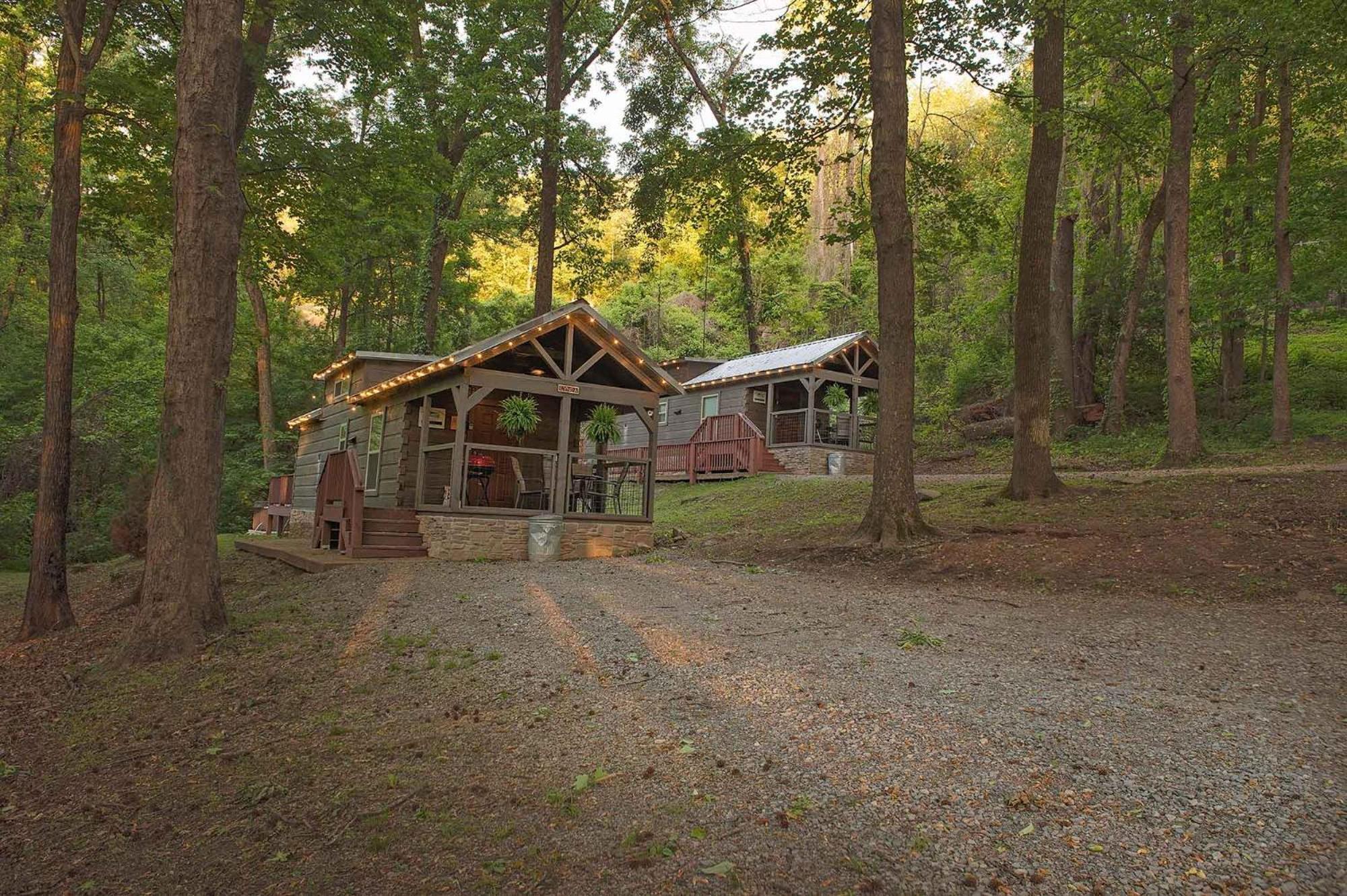 Tiny Cabin Village Private Hot Tub Lynda Cabin Chattanooga Kültér fotó