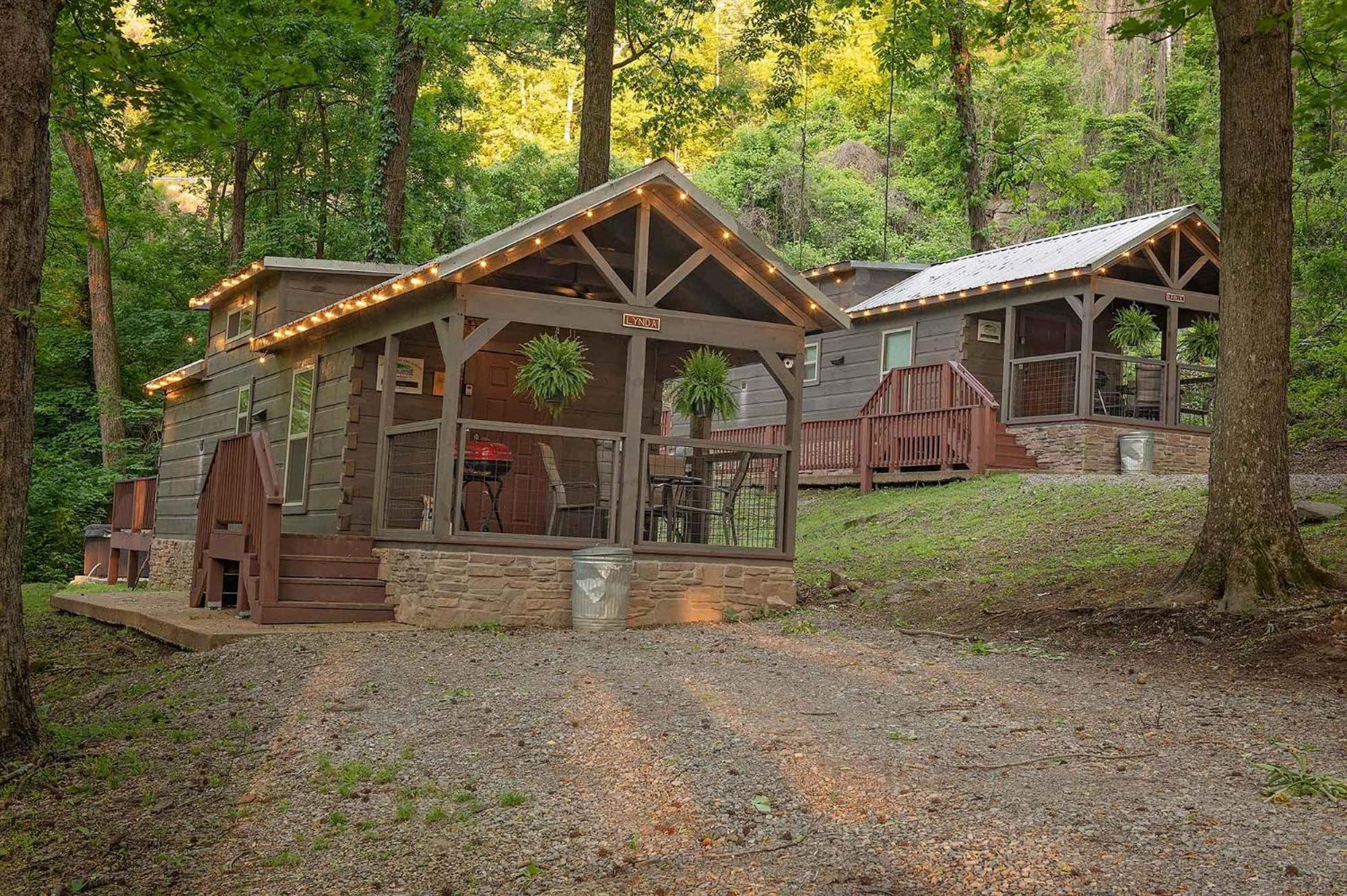 Tiny Cabin Village Private Hot Tub Lynda Cabin Chattanooga Kültér fotó