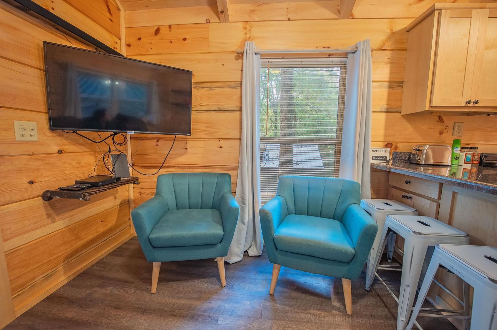 Tiny Cabin Village Private Hot Tub Lynda Cabin Chattanooga Kültér fotó