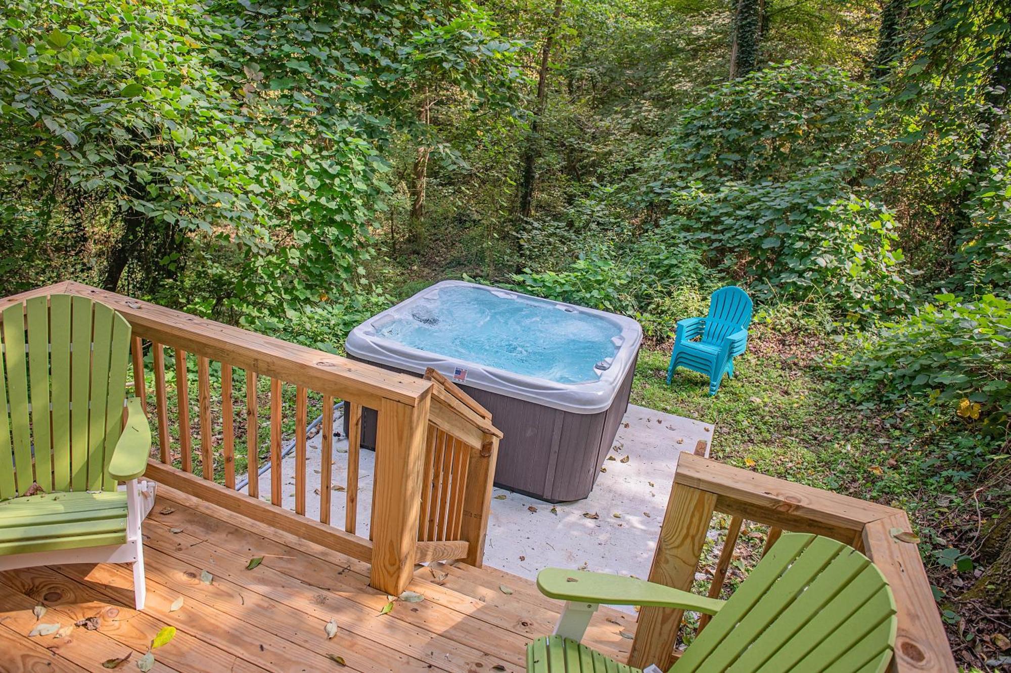 Tiny Cabin Village Private Hot Tub Lynda Cabin Chattanooga Kültér fotó